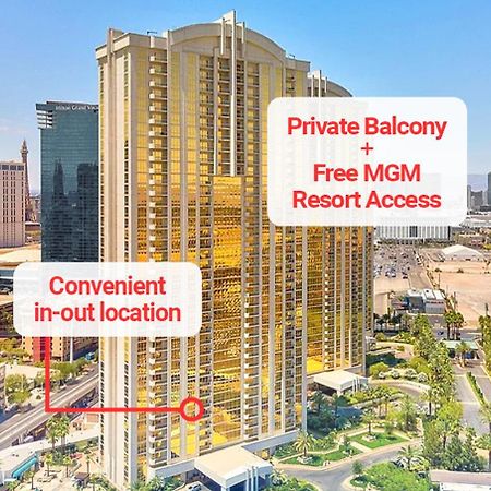 Lady Luck'S Vista - Private Balcony - Full Kitchen - Two Full Baths - Jetted Tub - Full Mgm Grand Resort Access W No Resort Fee At Mgm Signature Las Vegas Eksteriør bilde